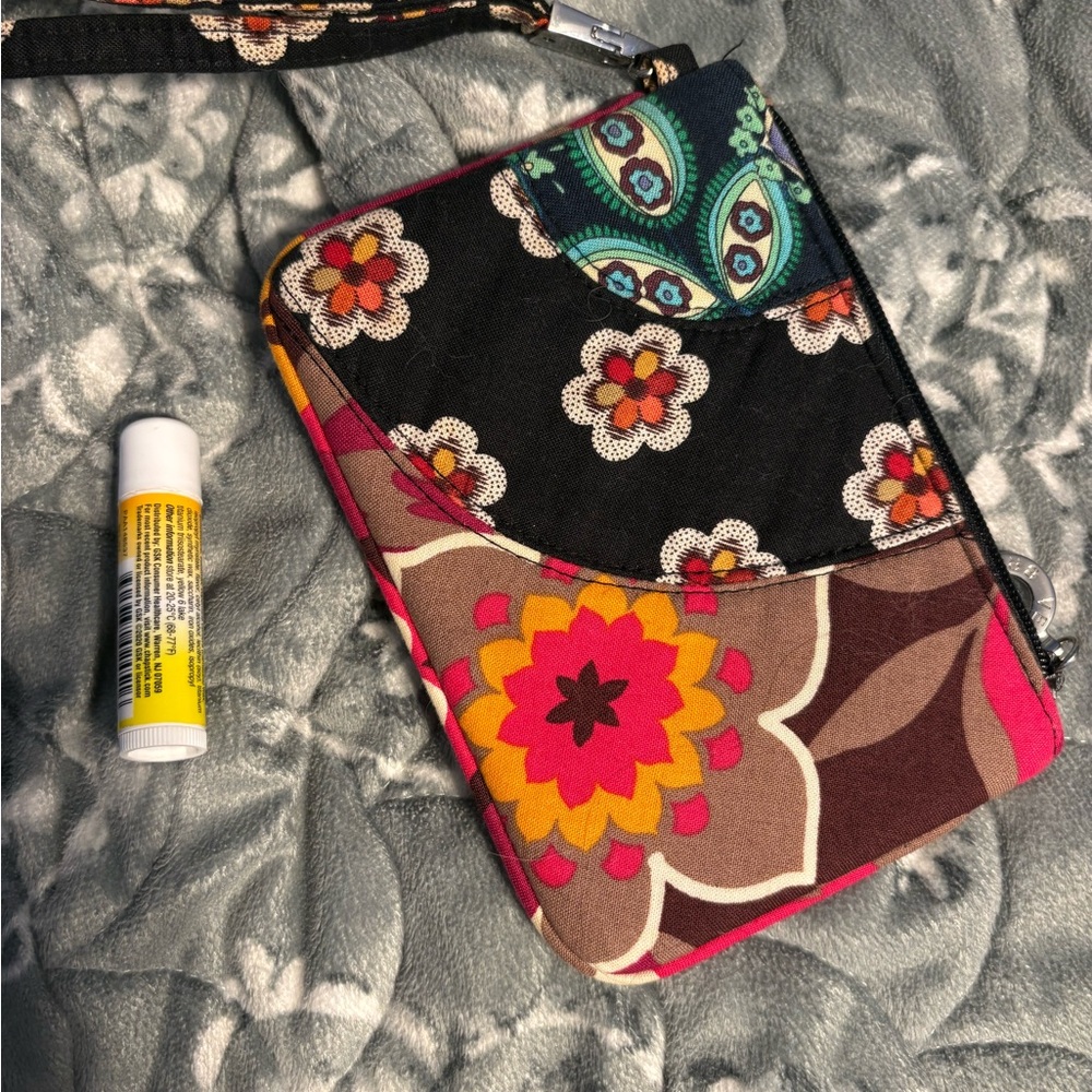 Vera Bradley Floral Multicolor Wristlet